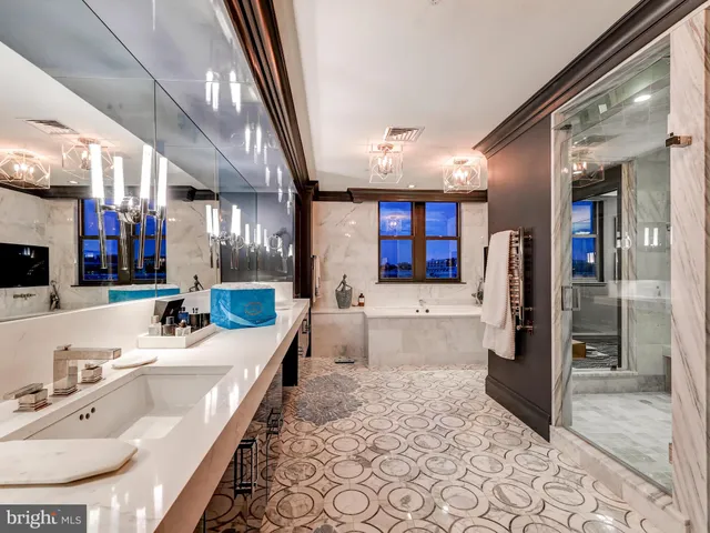 a view of city from a lake