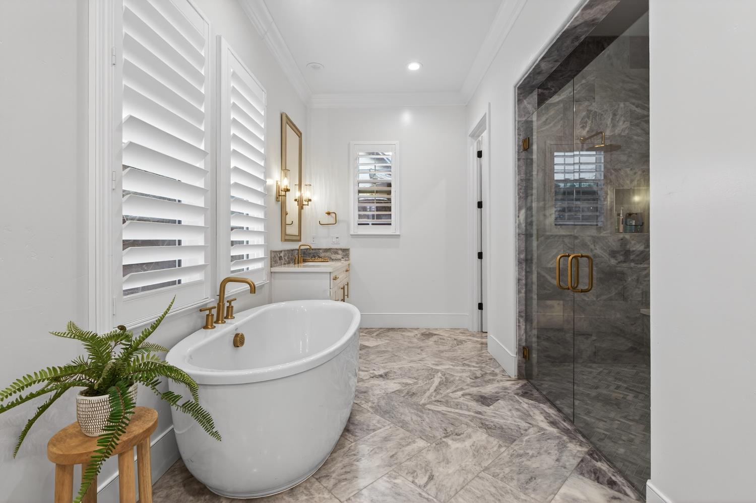 61 Secret Court Lodi, CA 95242 - Photo 35 of 79 a bathroom with a sink and a mirror