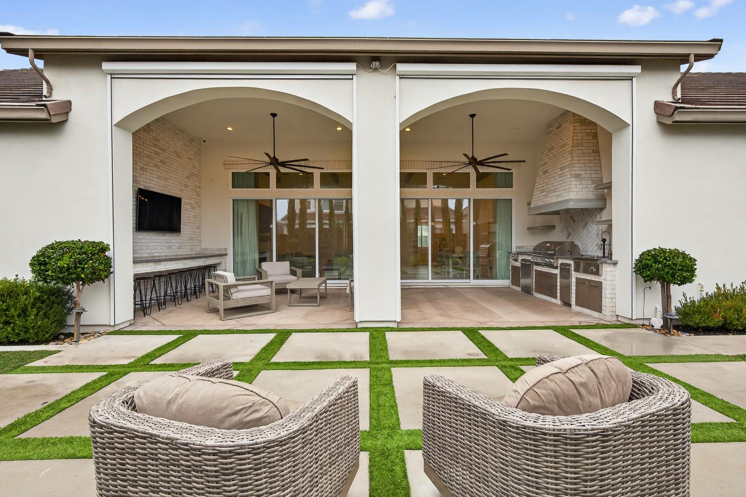 61 Secret Court Lodi, CA 95242 - Photo 79 of 79 a view of swimming pool with outdoor seating