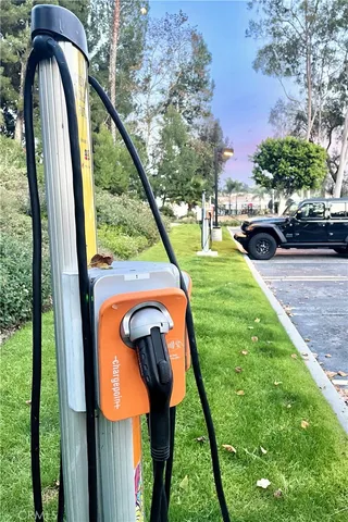 a view of swimming pool from a balcony