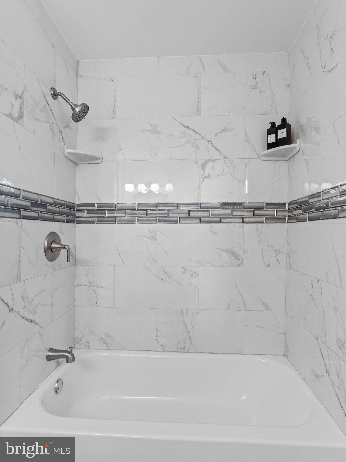 406 Yorkshire Road Cherry Hill, NJ 08034 - Photo 23 of 46 Sleek marble shower retreat.