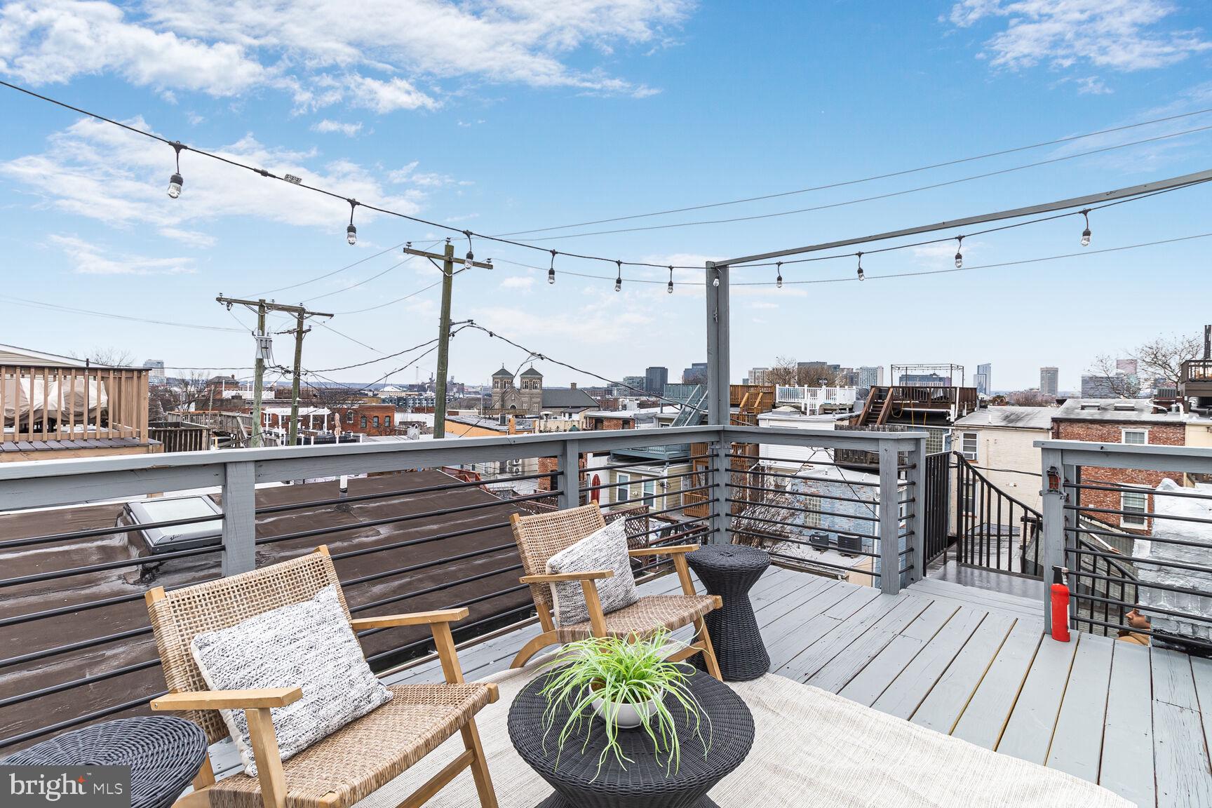226 South Madeira Street Baltimore, MD 21231 - Photo 18 of 21 a view of a terrace with seating area