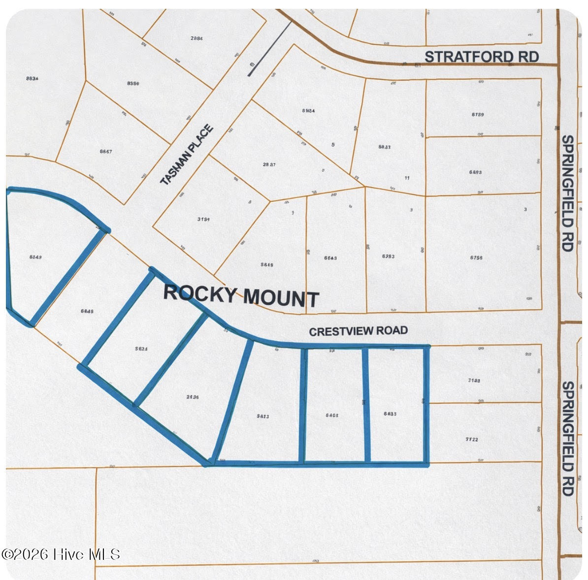 Lot 6 Crestview Road Rocky Mount, NC 27801 - Photo 1 of 1 plat