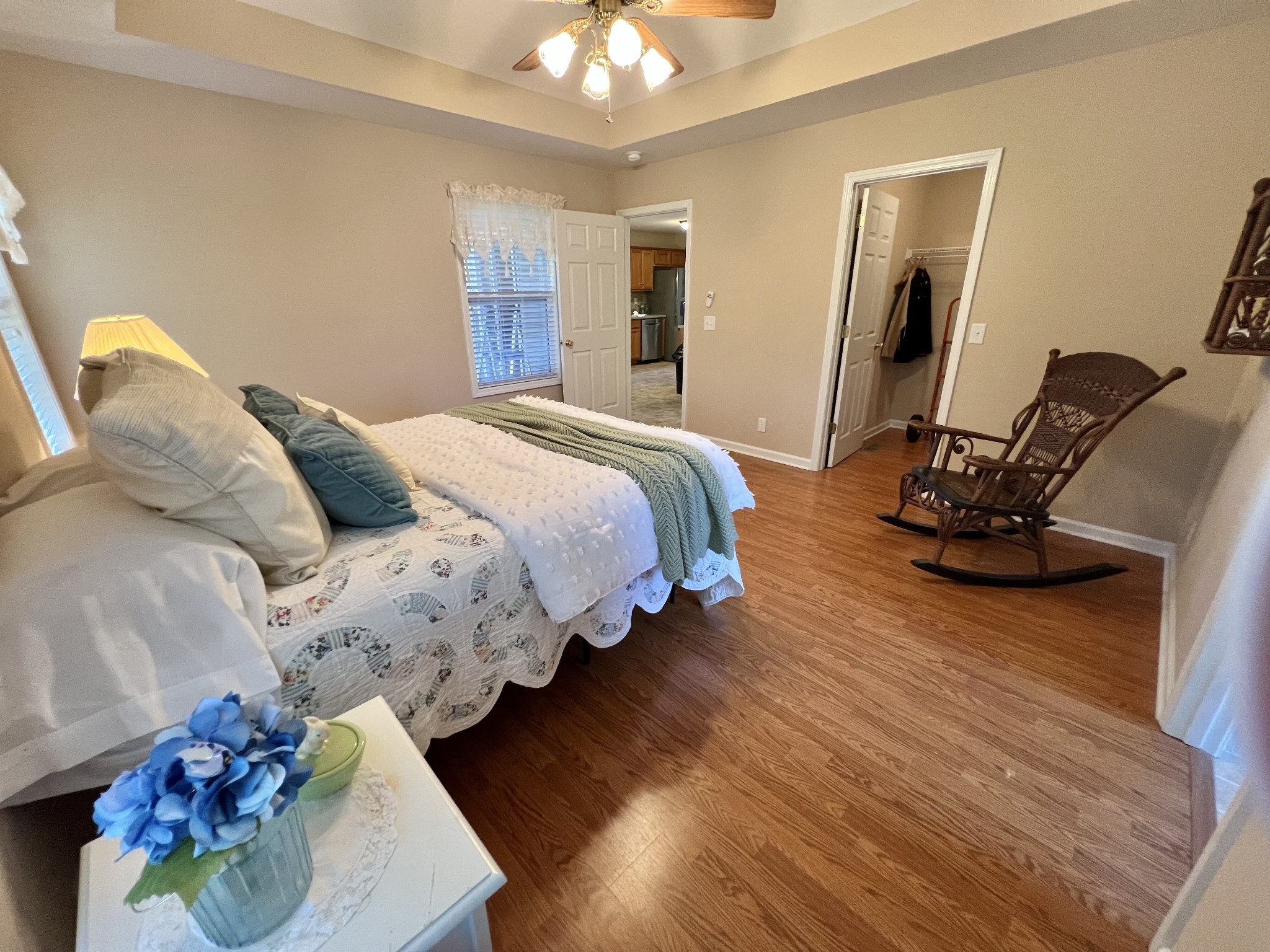 291 Bailey Lane Pleasant View, TN 37146 - Photo 20 of 37 a bedroom with bed and wooden floor