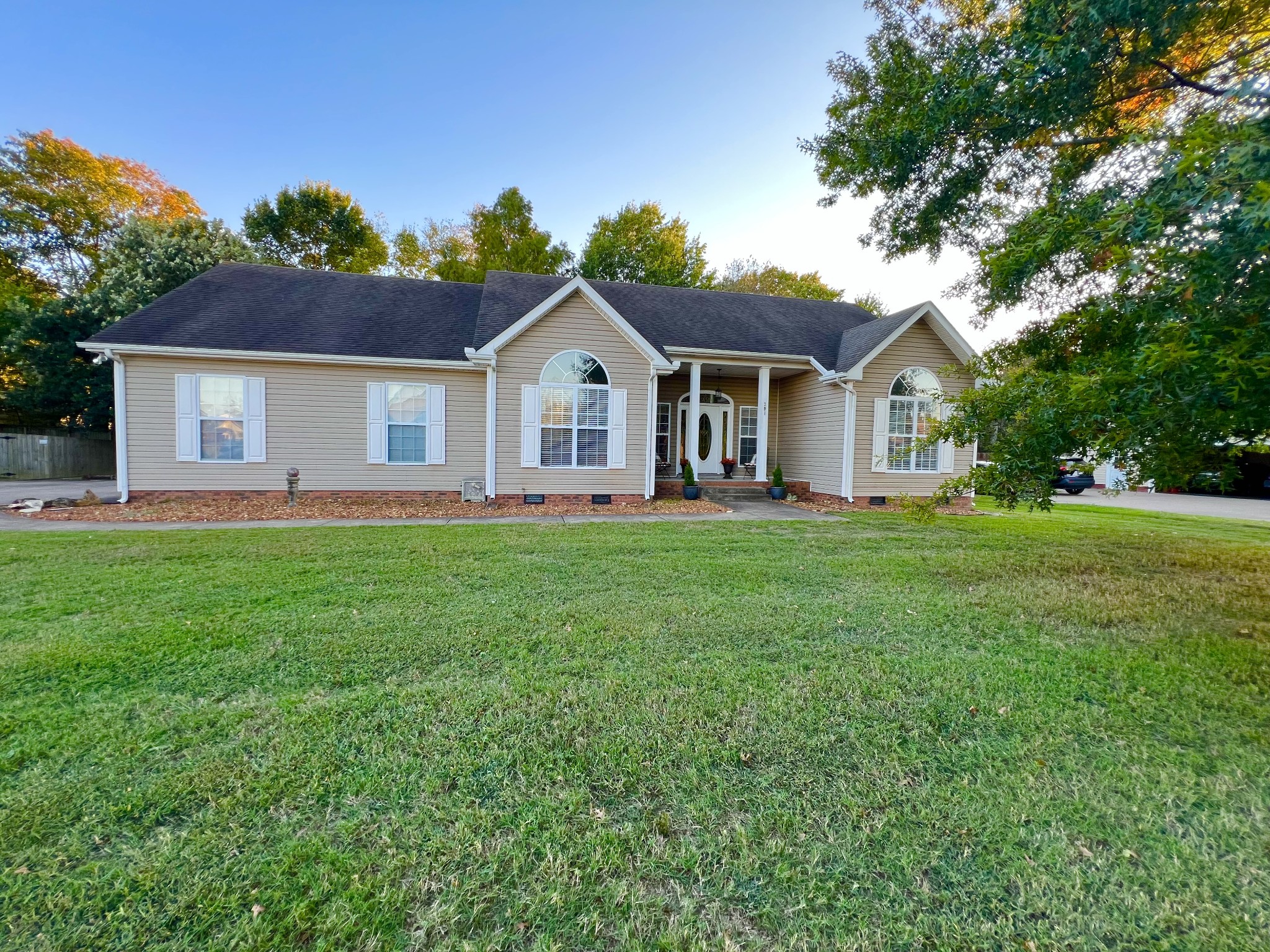 291 Bailey Lane Pleasant View, TN 37146 - Photo 37 of 37 a front view of house with yard and green space