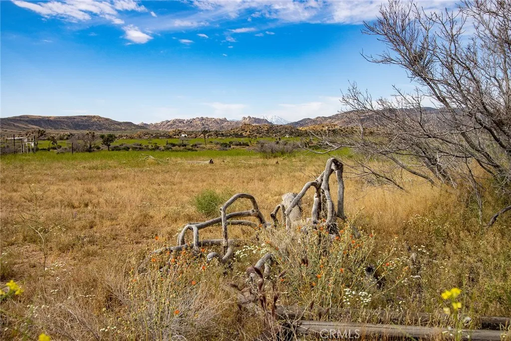 52550 Geronimo Road Pioneertown, CA 92268 - Photo 5 of 24 a view of a lake with a mountain in the background
