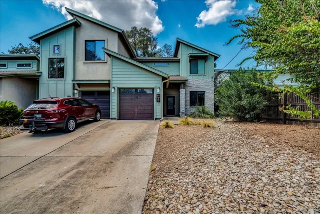 a view of a house with a patio