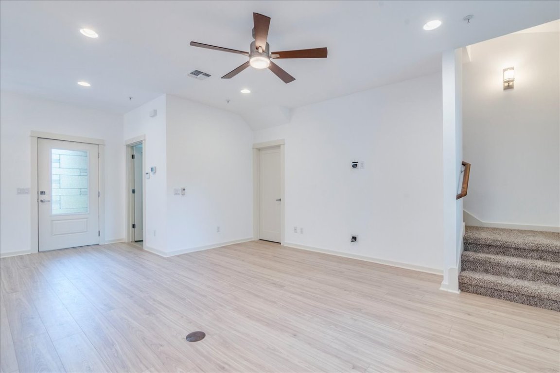 4006 Valley View Road, Unit B Austin, TX 78704 - Photo 6 of 32 a view of empty room with wooden floor