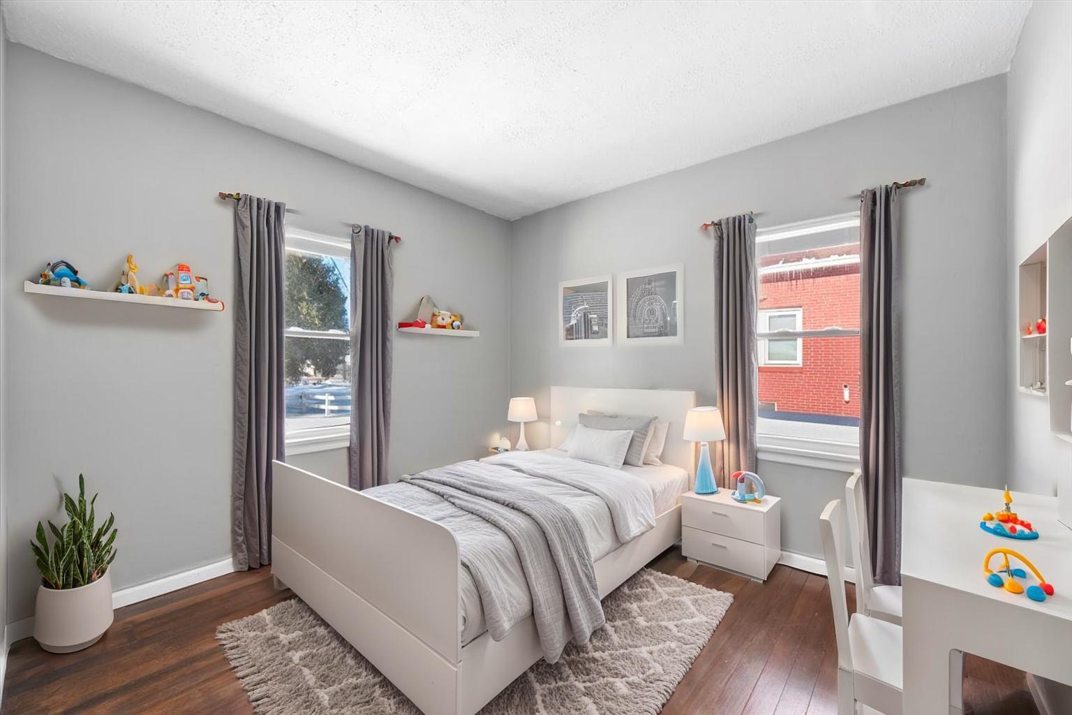 2629 North McAree Road Waukegan, IL 60087 - Photo 15 of 28 a bedroom with a bed and a window