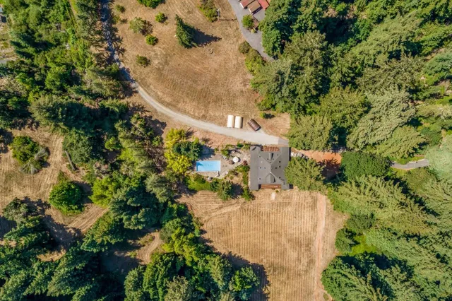 a view of a house with a patio