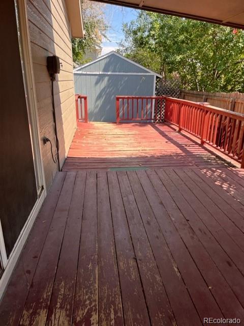 7854 3rd Street Wellington, CO 80549 - Photo 7 of 7 a view of balcony with wooden floor