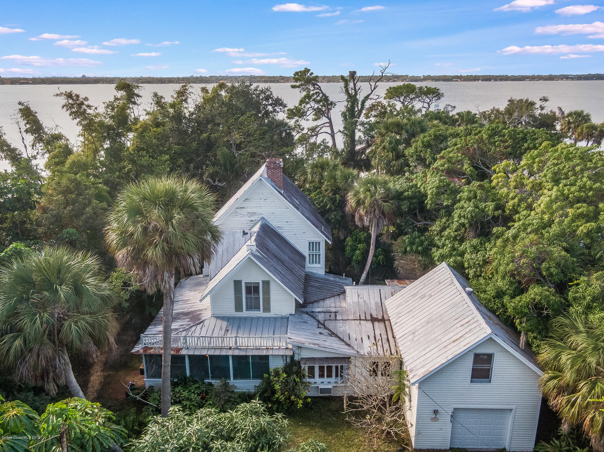 3875 Old Settlement Road Merritt Island, FL 32952 - Photo 8 of 53 Overhead view from Old Settlement Rd