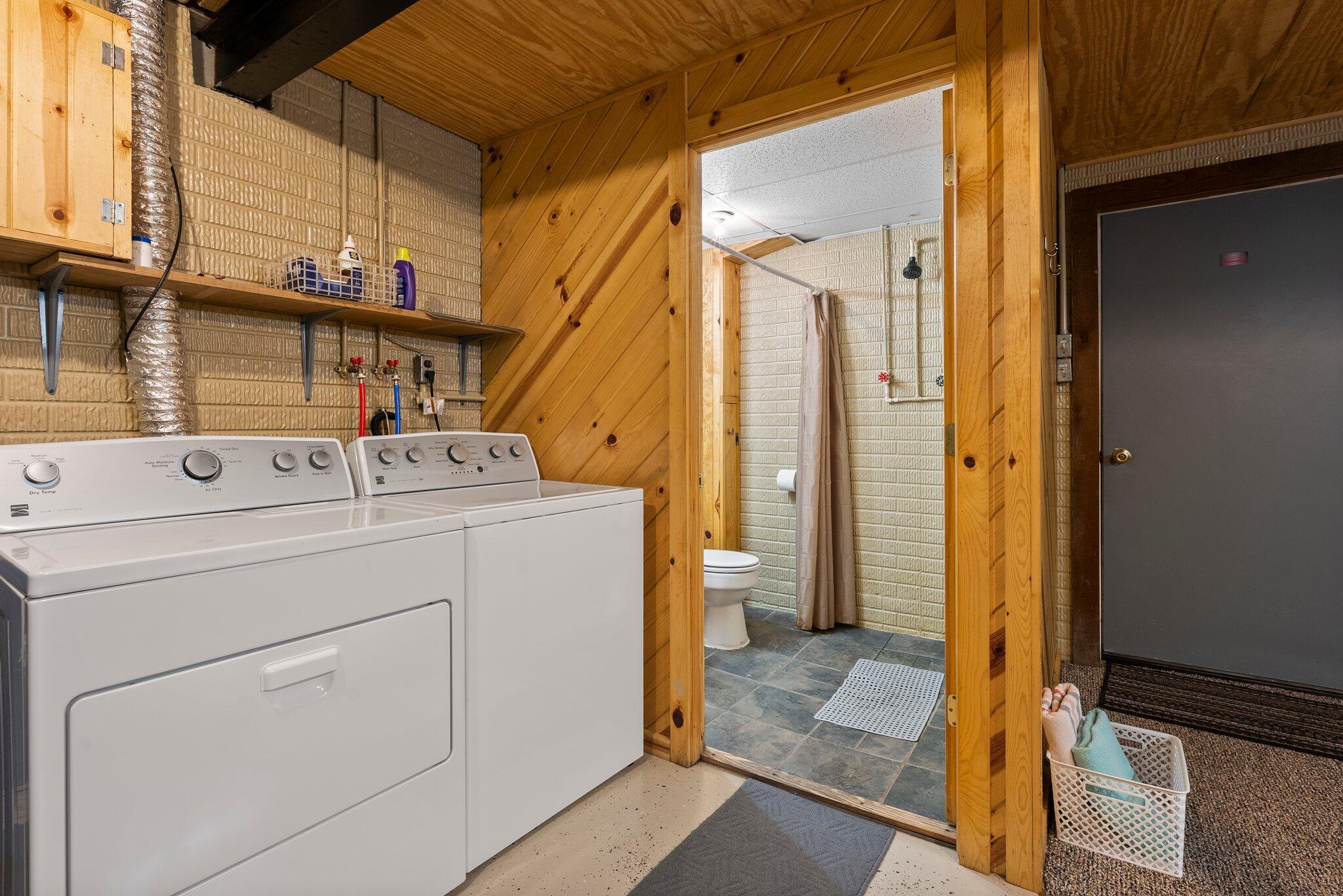 14635 Little Cola Road Rockbridge, OH 43149 - Photo 49 of 81 Cabin 2 - Full Bathroom and Laundry Lower Level