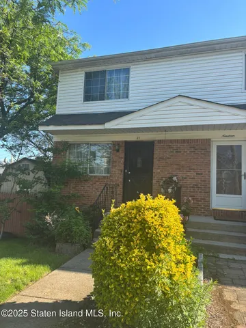 a backyard of a house