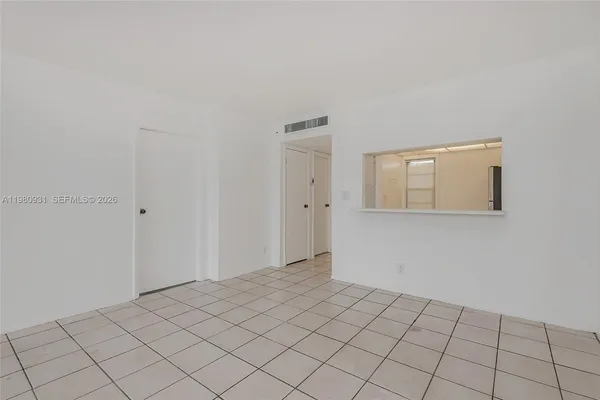 a view of an empty room