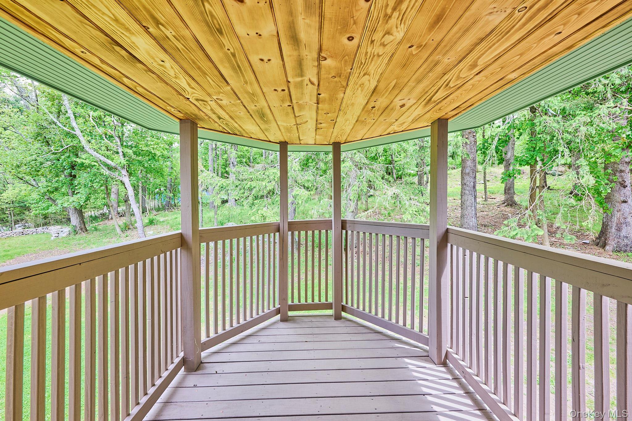 608 High Road Glen Spey, NY 12737 - Photo 27 of 37 a view of a wooden deck