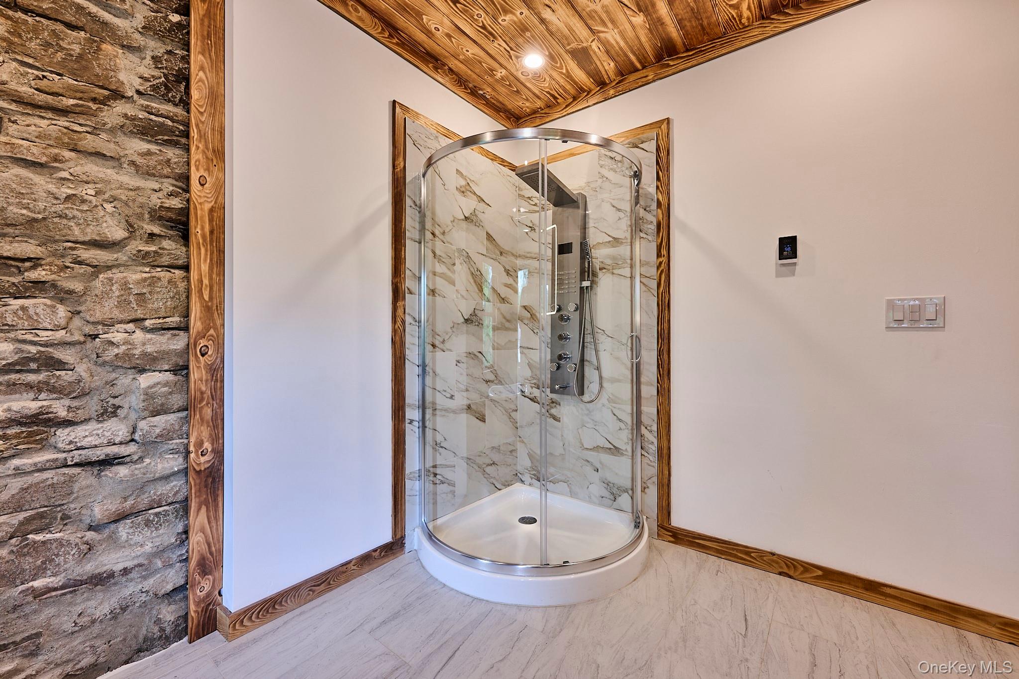 608 High Road Glen Spey, NY 12737 - Photo 34 of 37 a bathroom with a shower and a toilet