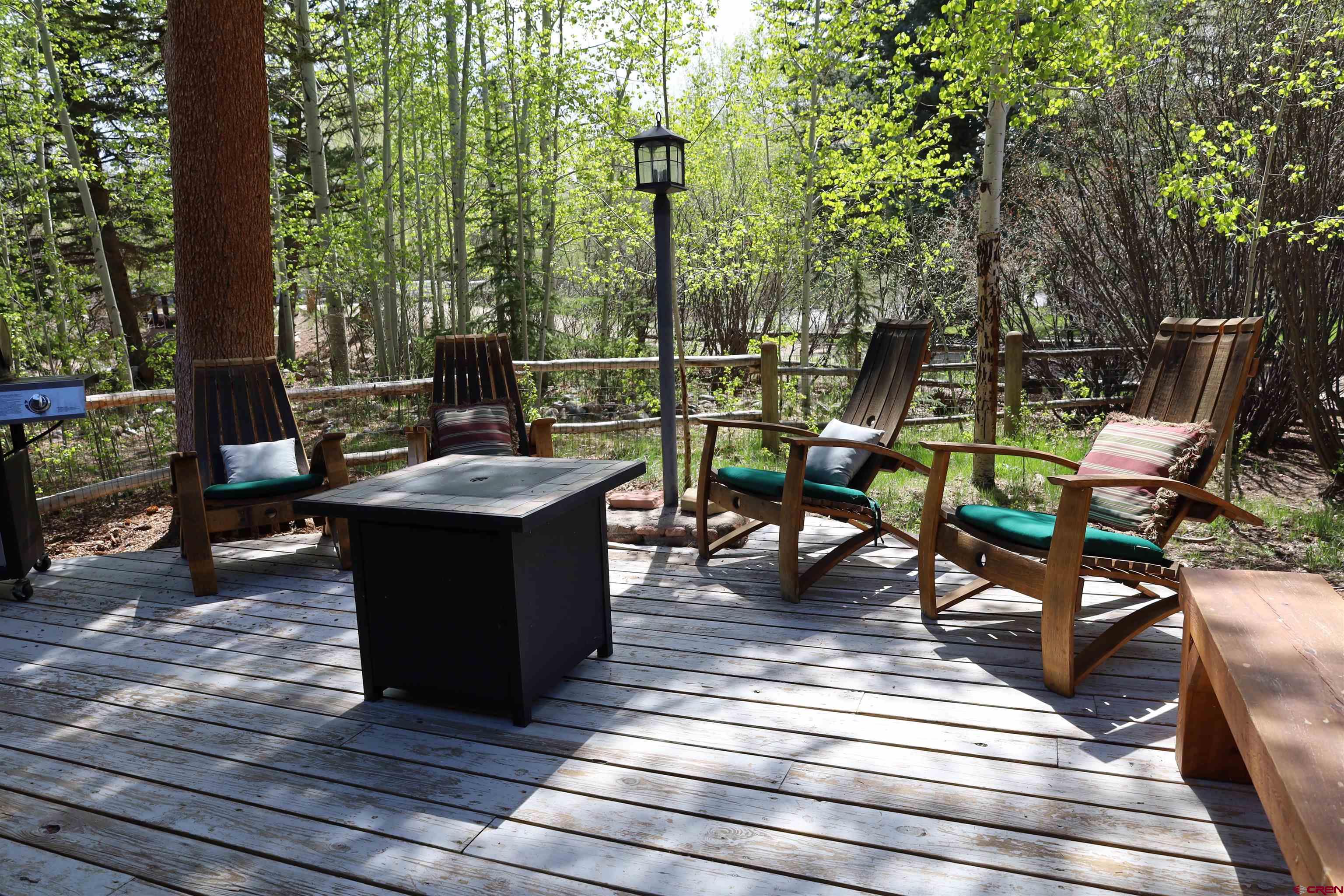 95 Deerpath Lane, Unit RIVERFRONT Almont, CO 81210 - Photo 8 of 35 a view of outdoor space with seating