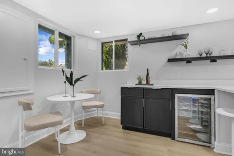 a room with furniture and window