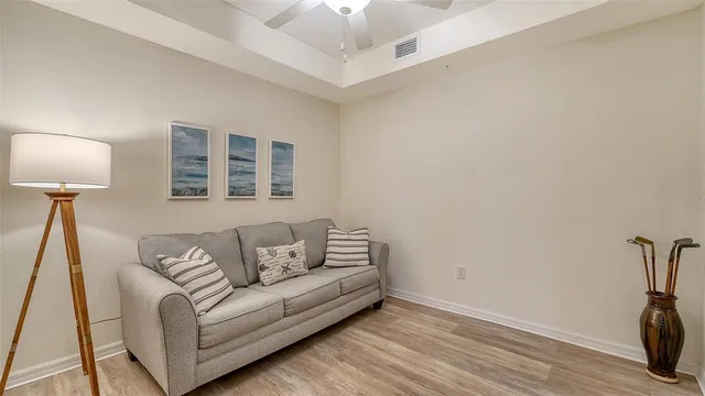 a dining room with furniture and windows