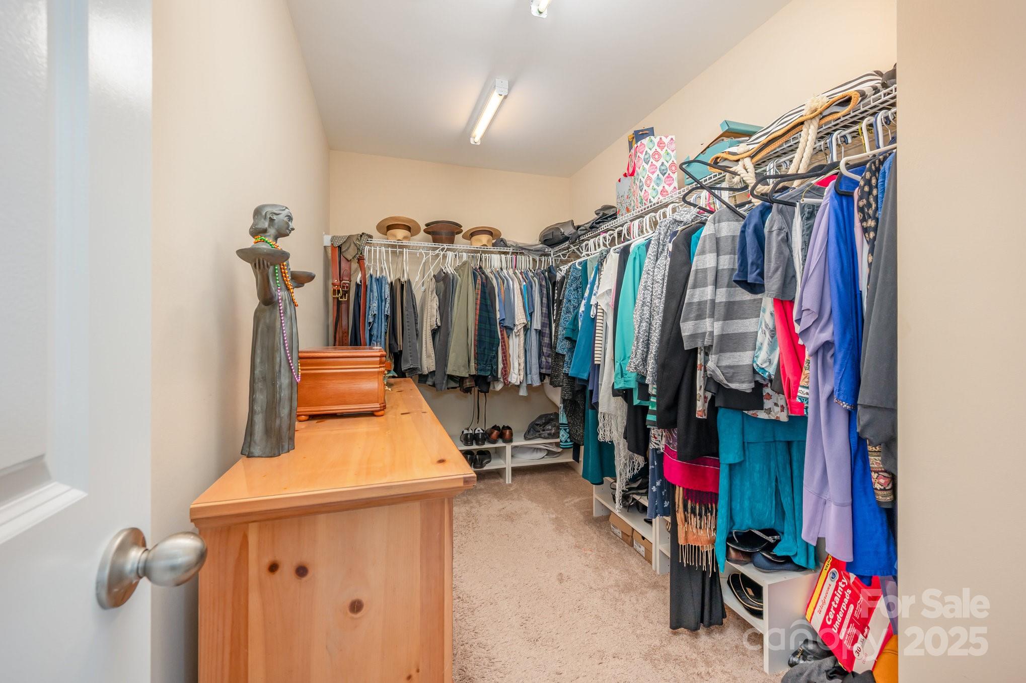 819 Coralbell Way Tega Cay, SC 29708 - Photo 18 of 33 a view of walk in closet with clothes
