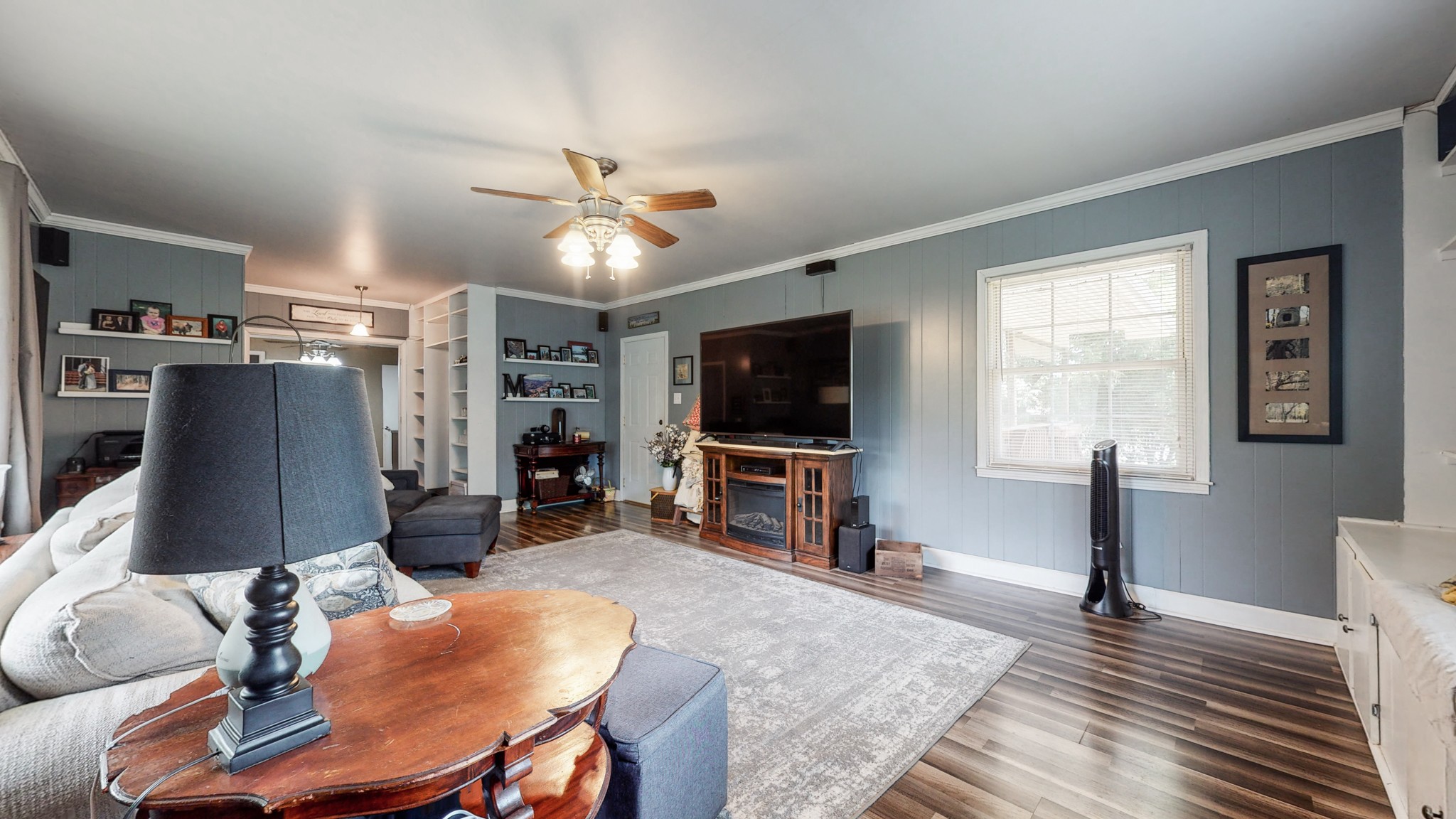 2101 Pea Ridge Road Clarksville, TN 37040 - Photo 16 of 59 a living room with furniture and a flat screen tv