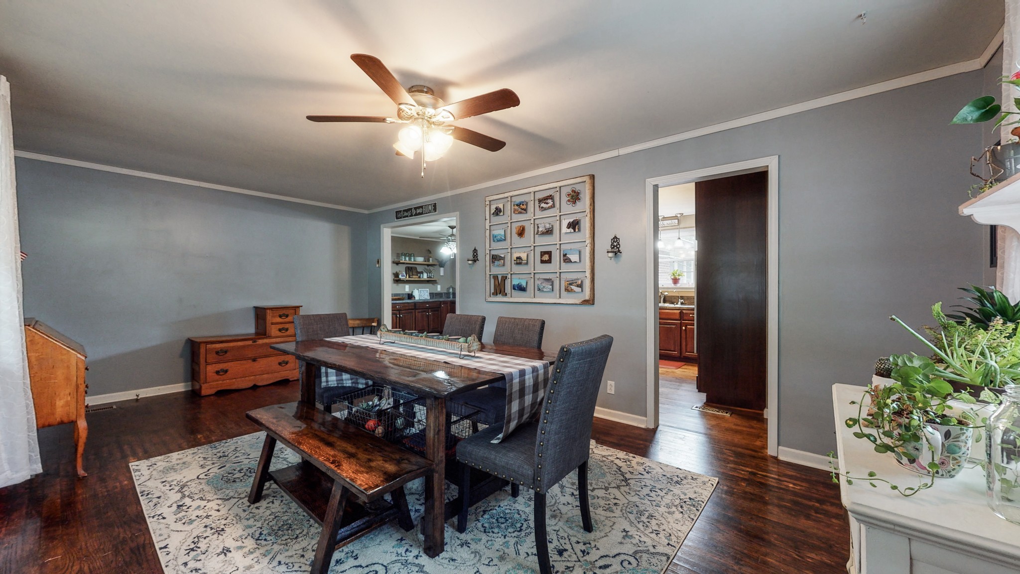 2101 Pea Ridge Road Clarksville, TN 37040 - Photo 5 of 59 a view of a dining room with furniture and wooden floor