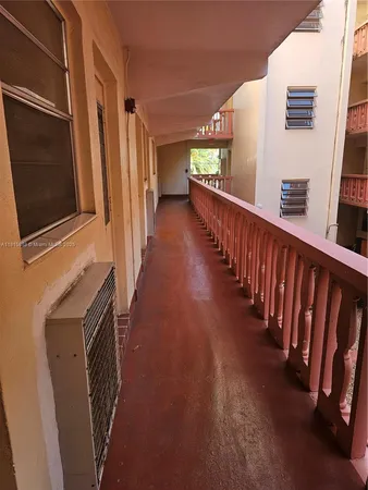 a view of a balcony