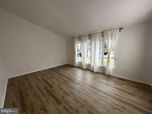 wooden floor in an empty room