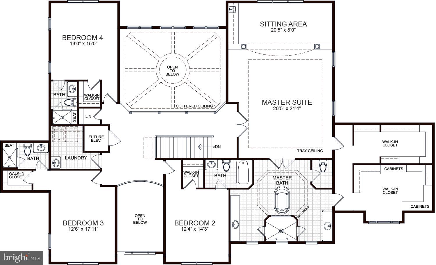 8412 Kingsgate Road Potomac, MD 20854 - Photo 19 of 20 Upper Level Floor Plan