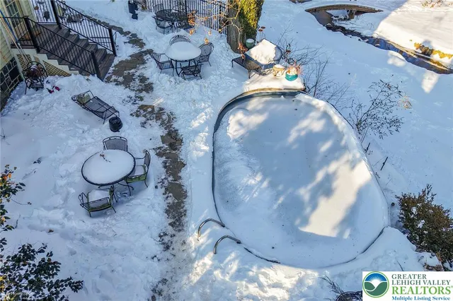 a view of road with trees