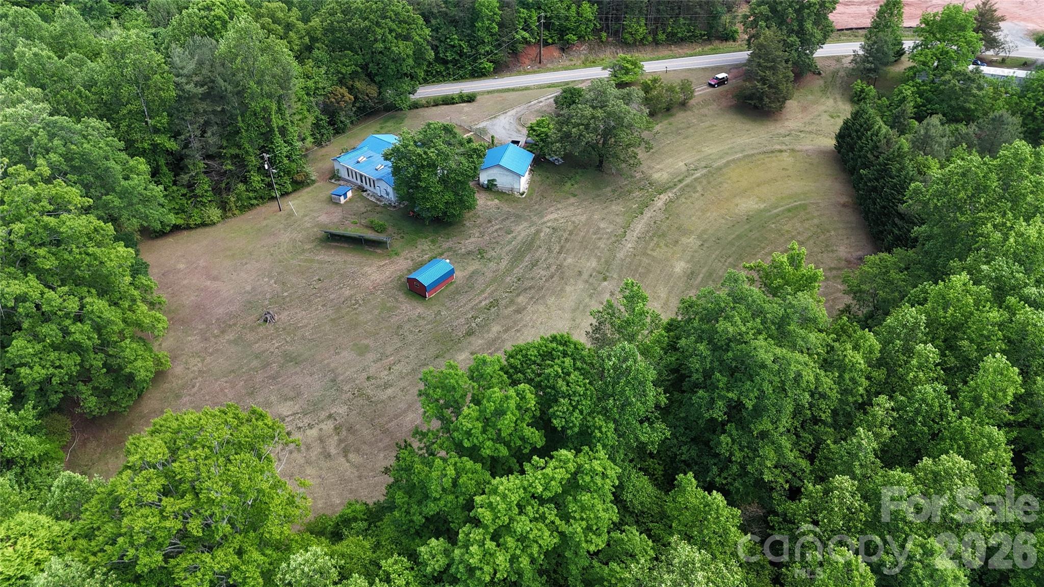 781 Rock Road Rutherfordton, NC 28139 - Photo 22 of 28 an aerial view of a yard