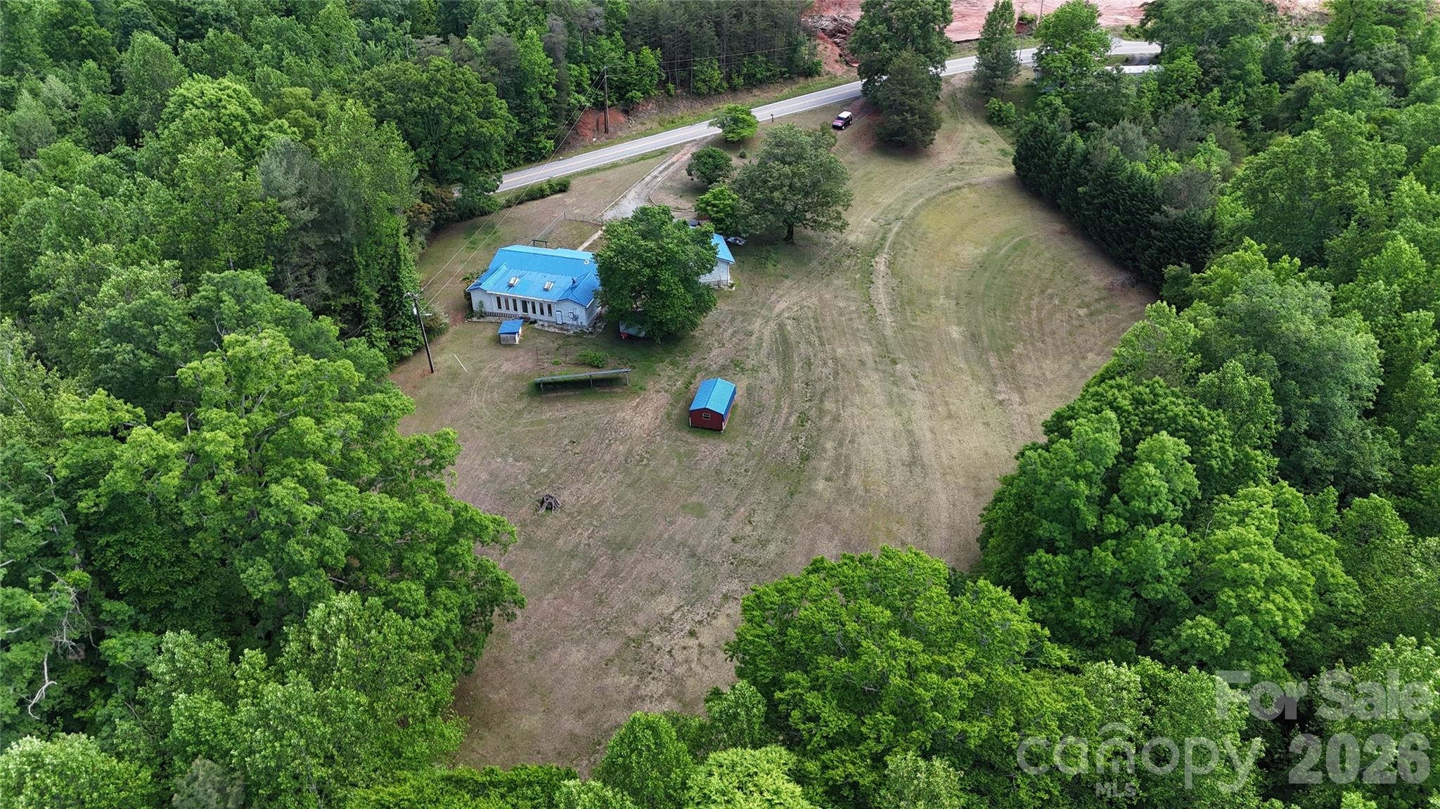 781 Rock Road Rutherfordton, NC 28139 - Photo 23 of 28 an aerial view of a house with outdoor space