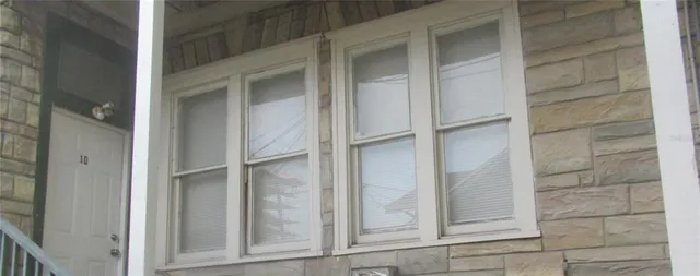 a view of front door