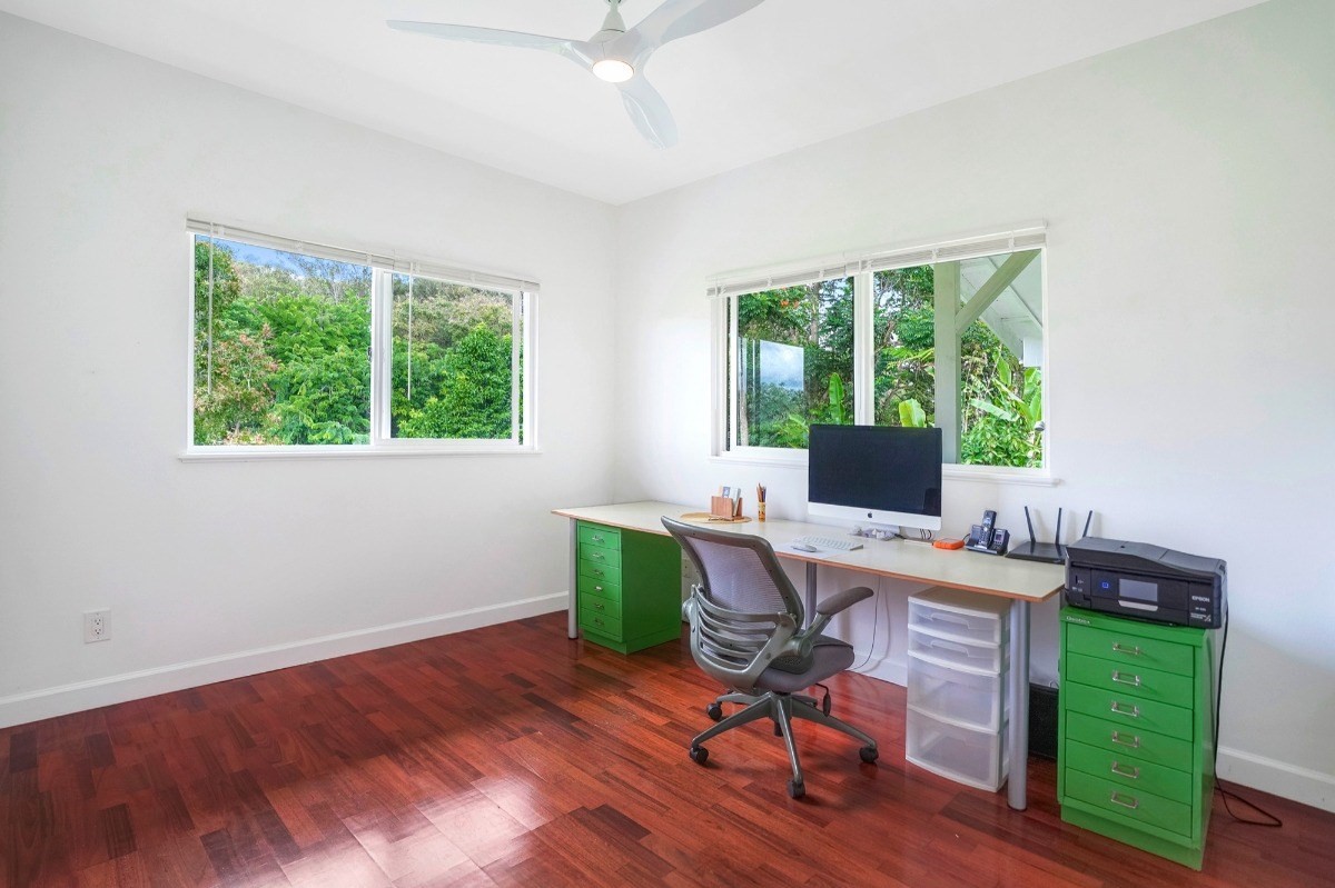 6431 Poo Road, Unit 2 Kapaa, HI 96746 - Photo 14 of 30 a view of a workspace with furniture and a window