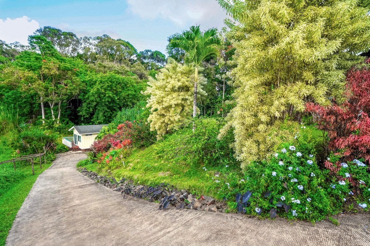 6431 Poo Road, Unit 2 Kapaa, HI 96746 - Photo 16 of 30 a backyard of a house with lots of green space