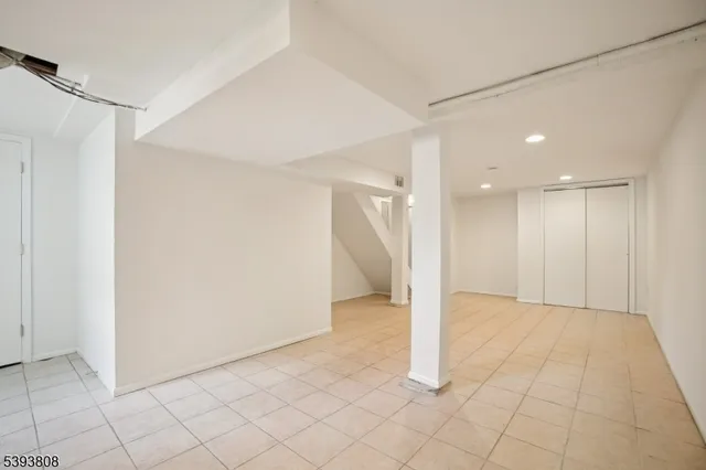 a view of an entryway with stairs