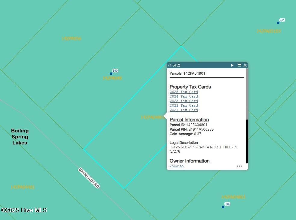L-125 Baymeade_GIS Map Photo