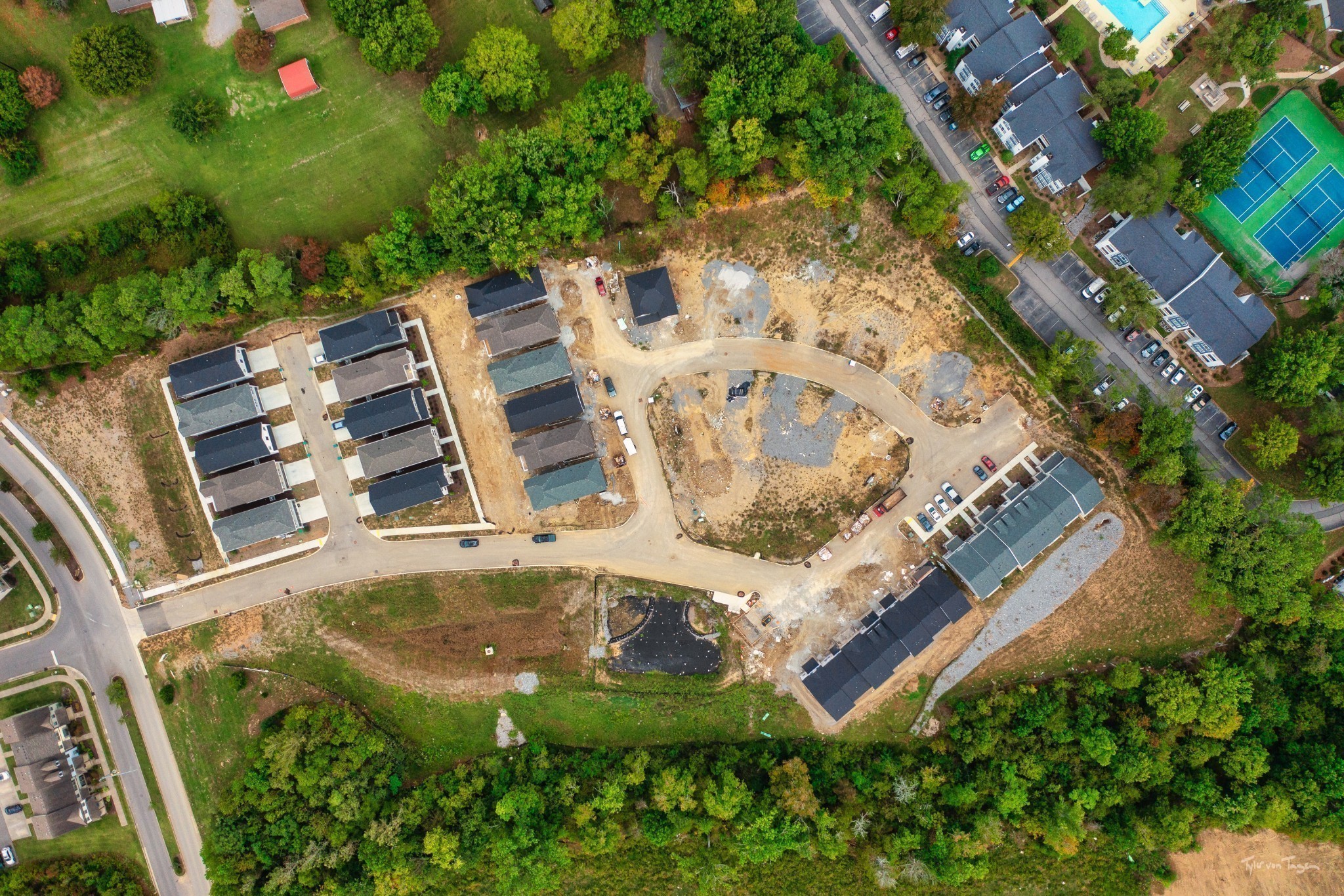 1766 Fenway Loop Antioch, TN 37013 - Photo 30 of 39 an aerial view of a house with outdoor space