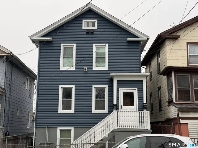 a view of a house with a large windows