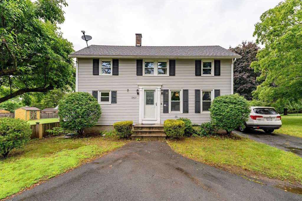 267 Maple Street East Longmeadow, MA 01028 - Photo 25 of 25 a front view of a house with a garden