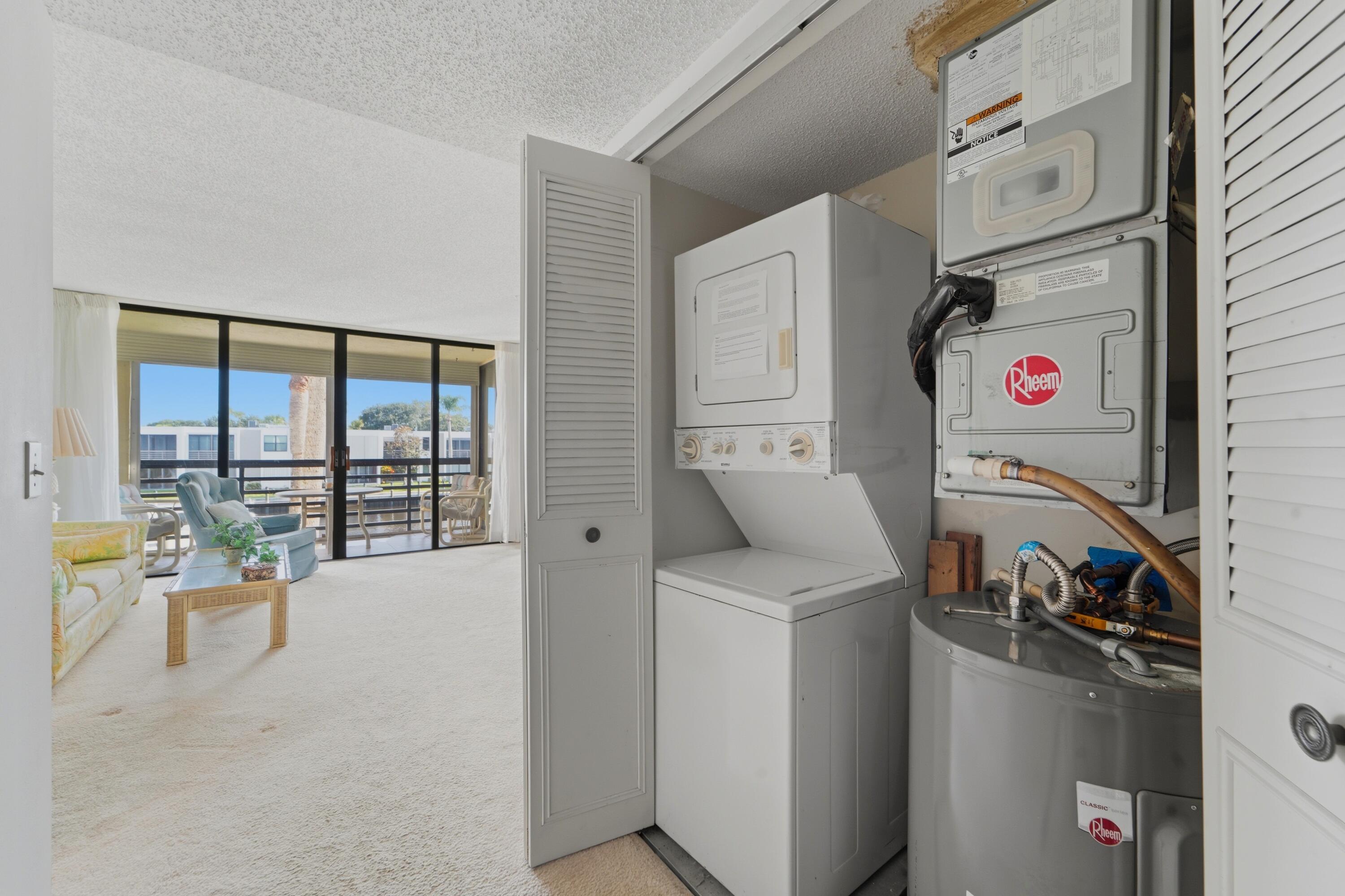 1950 Southwest Palm City Road, Unit 6207 Stuart, FL 34994 - Photo 27 of 54 Laundry, A/C, Hotwater
