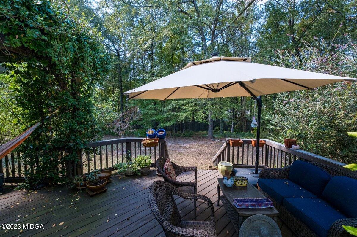 191 Rivoli Landing Macon, GA 31210 - Photo 23 of 45 a view of a patio with furniture and yard
