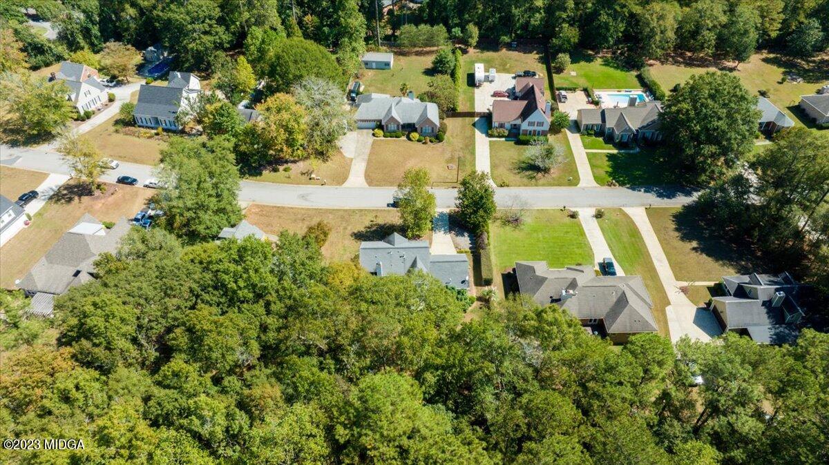 191 Rivoli Landing Macon, GA 31210 - Photo 38 of 45 an aerial view of residential house with outdoor space and swimming pool