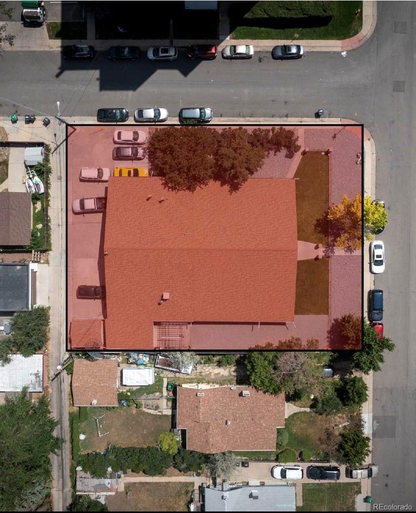 1600 Yates Street Denver, CO 80204 - Photo 4 of 20 an aerial view of residential houses with outdoor space and street view