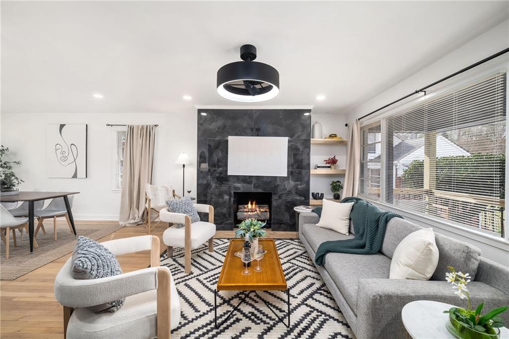 108 Burbank Drive Southwest Atlanta, GA 30314 - Photo 11 of 53 a living room with furniture and a large window