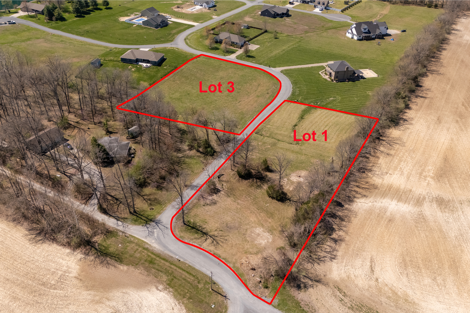 3 Hickory Trail Carbondale, IL 62901 - Photo 1 of 9 an aerial view of a highlighted house