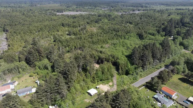 an aerial view of residential house with outdoor space