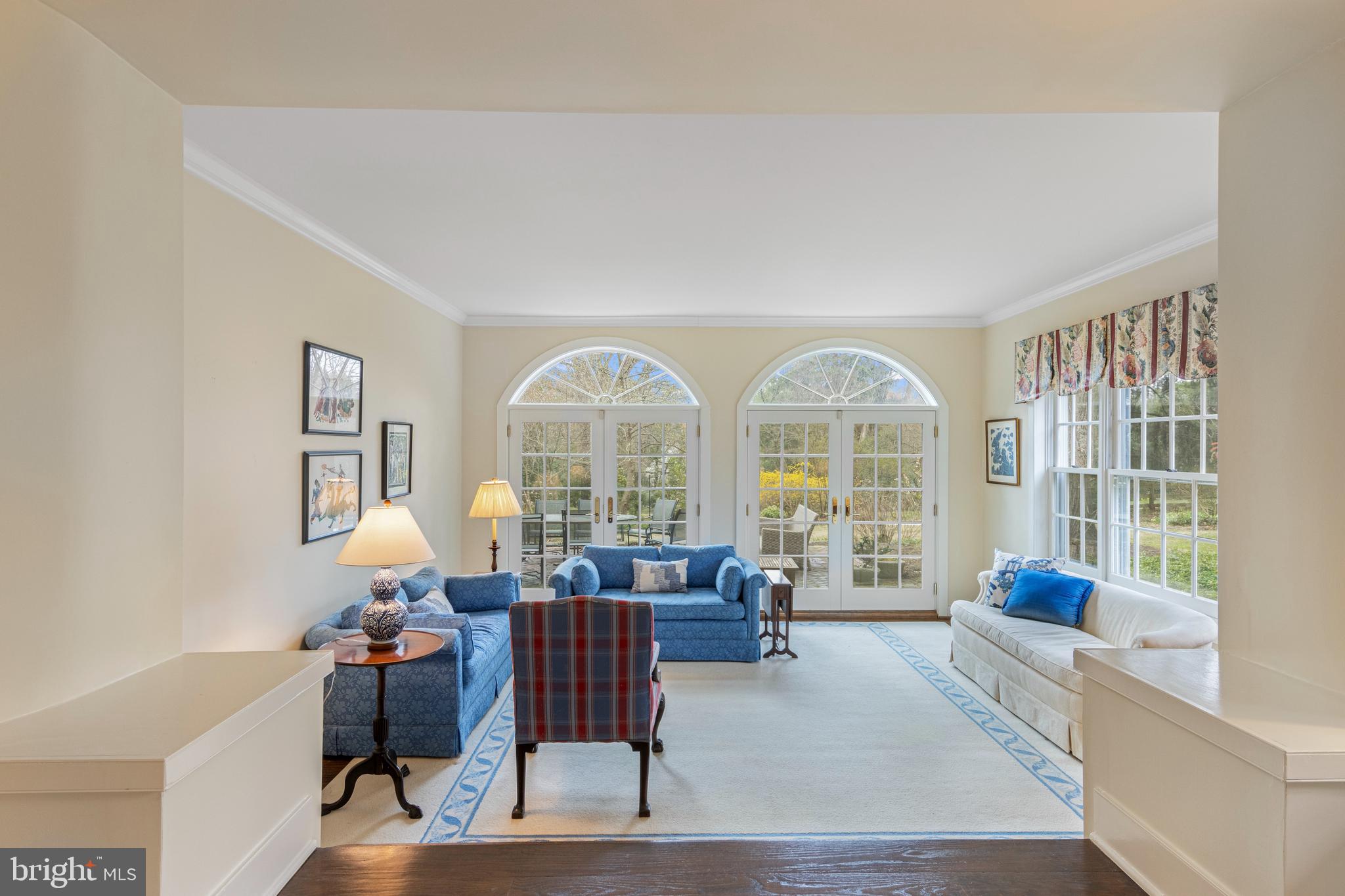 331 Fishers Road Bryn Mawr, PA 19010 - Photo 13 of 64 a living room with furniture and a large window