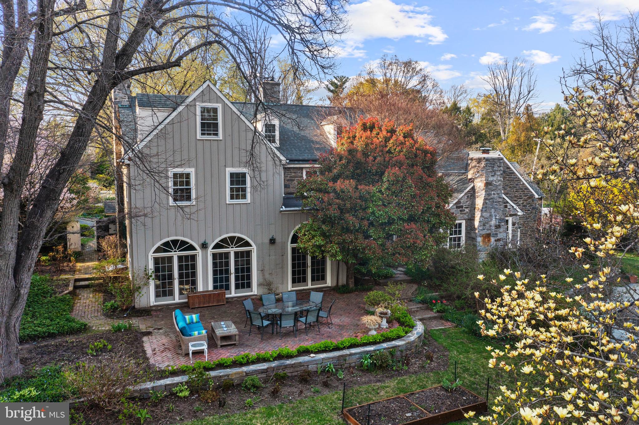 331 Fishers Road Bryn Mawr, PA 19010 - Photo 14 of 64 a front view of a house with garden